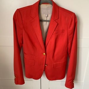 Banana Republic Tomato Orange/Red Blazer
